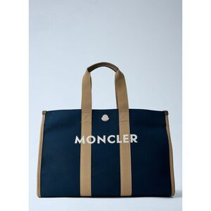 Moncler Men Canvas Logo Tote Bag